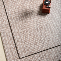 Carreaux de sol en céramique modernes, antidérapants, résistants à l'usure, texture tissu, finition mate, 720x900mm, pour centre commercial, bureau, usage domestique