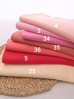 Tissu brocart Fanba 100 % coton peigné, 40 fils, couleur unie, pour vêtements de bébé, t-shirts et sous-vêtements, usage courant