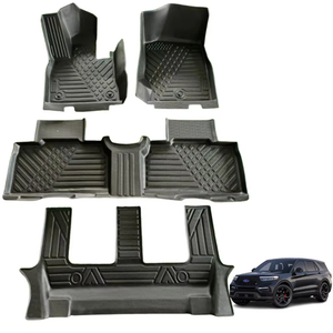 Venta al por mayor de fábrica, alfombrillas para maletero de coche, alfombrillas para suelo de coche 3D Tpe para Ford <span class=keywords><strong>Explorer</strong></span> 2020 + - Product Image 1
