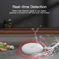 Nouveau capteur de fuite d'eau Tuya Wi-Fi contrôlé par application Android, détection de niveau sans fil, alarme sonore pour cuisine, salon, maison intelligente