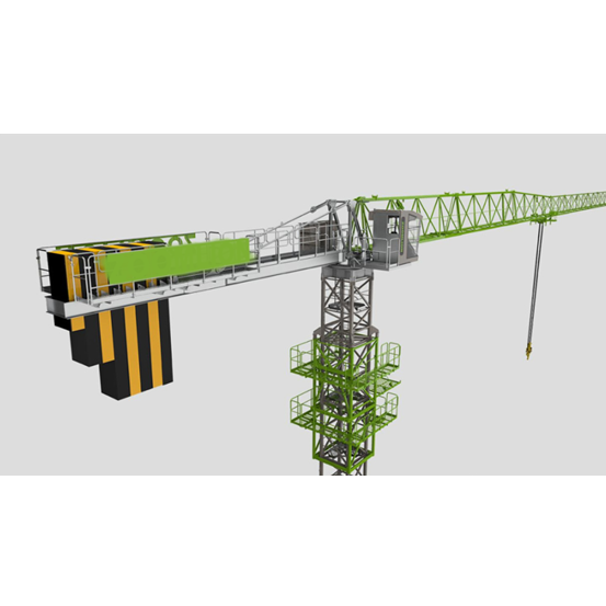 Chinese Zoom-Lion Flat Top Tower Crane 60M - 10T Capacity