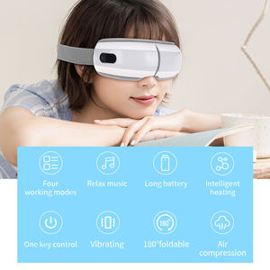 Dobrável Eye <span class=keywords><strong>Massager</strong></span> com Heat Music Compression Ajustável Massagem Presentes para Mulheres Homens Reduzir Eye Strain Relief - Product Image 2