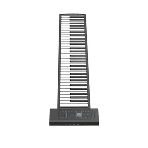 חם למכור 61-מפתח יד פסנתר המגולגל built-in ליתיום סוללה יכול להתחבר מיקרופון נייד דיגיטלי אלקטרוני פסנתר