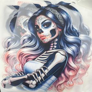 Pegatinas de plástico con estampado de pantalla personalizadas, etiquetas de dibujos animados de transferencia de calor para camisetas, ropa, Impresión de transferencia de productos - Product Image 6