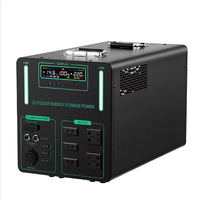 Station d'alimentation portable à onde sinusoïdale pure LiFePO4 3500W 5000W pour usage domestique