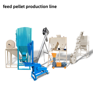 Ligne de production automatique électrique de granulés d'alimentation à haute productivité de 2 tonnes/h pour le bétail avec traitement des céréales - Product Image 2