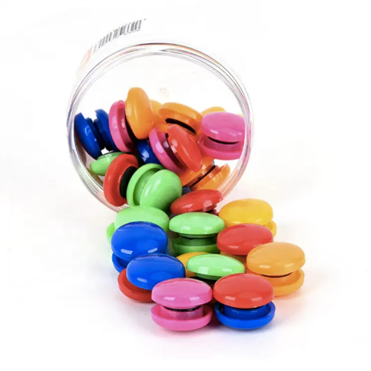 D20/30/50mm Assorted Colors Magnet Pin Buttons Refrigerator Office Whiteboard Magnetic Pins