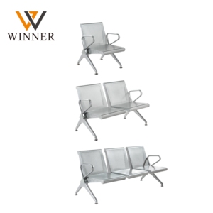 Silla de <span class=keywords><strong>Espera</strong></span> Moderna de Metal para Exteriores para Áreas Públicas Bancos Aeropuertos Hoteles Centros Comerciales - Product Image 3