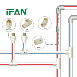 Accesorios <span class=keywords><strong>de</strong></span> Tubería <span class=keywords><strong>de</strong></span> CPVC Color Crema Conector <span class=keywords><strong>de</strong></span> Tubería <span class=keywords><strong>de</strong></span> CPVC <span class=keywords><strong>de</strong></span> 3/4'', Tuberías <span class=keywords><strong>de</strong></span> CPVC, Materiales <span class=keywords><strong>para</strong></span> <span class=keywords><strong>Agua</strong></span> y Herramientas <span class=keywords><strong>de</strong></span> Plomería <span class=keywords><strong>de</strong></span> <span class=keywords><strong>PVC</strong></span> ASTM2846 <span class=keywords><strong>de</strong></span> Fábrica IFAN - Product Image 1