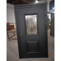 Puertas de Aluminio de Lujo ABYAT para la Entrada Principal de las Casas, Puerta Clásica de Aluminio para el Hogar