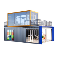 Conteneur d'expédition intelligent de 40 pieds maison de bureau maison préfabriquée de luxe maison de maître préfabriquée pour la croatie espagne allemand