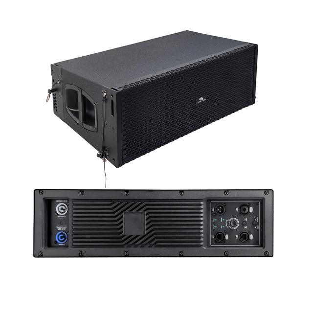 Pro Audio Equipment Dual 10" Active Neodymium Stage Line Array Speaker Class-D Amplifier DSP Active Line Array