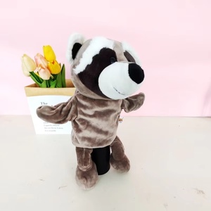 Pupazzo con bocca mobile, bambola di peluche, guanto con animale di peluche per bambini, statuetta per l'educazione prescolare - Product Image 3