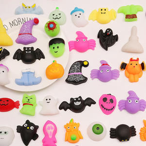 DHF1261 أنواع مختلفة من ألعاب الضغط، سلسلة الهالوين المرعبة: جمجمة، خفاش، عنكبوت، حيوانات، ألعاب سكويشي صغيرة جذابة - Product Image 4