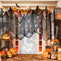 Décorations d'Halloween en gaze pour maison fantôme, chambre d'horreur, bar, boîtes de nuit et festivals