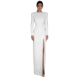 Off-Shoulder Wedding Dress Ivory <b>White</b> <b>Lace</b> Ball Gown Backless Train Elegant Bridal Gown - Product Image 3