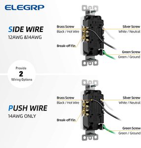 Điện mỹ hiện đại dân cư công nghiệp tường Ổ cắm điện ánh sáng Tường Outlet Duplex trang trí đựng - Product Image 4