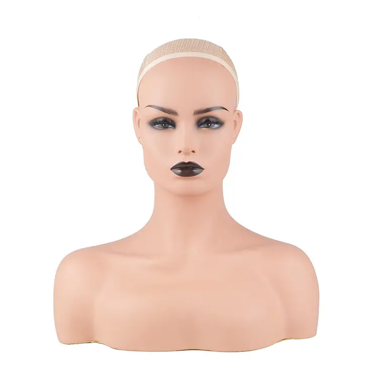 Bán Buôn Nữ Tóc Giả Hiển Thị Vai Tóc Trang Điểm Giá Rẻ Tóc Giả Con Người Nam Phi American Mannequin Head
