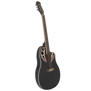 <span class=keywords><strong>Chitarra</strong></span> Elettroacustica Nera Opaca da 41 Pollici con Top in Legno di Tiglio per Principianti e Pratica Quotidiana - Product Image 5