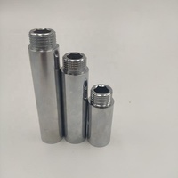 Adaptateur de filetage forgé 1/2 ''-1'' en laiton chromé pour système de plomberie
