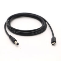 Cable de carga personalizado PD 9V USB 3,1 tipo C a DC 5521 5525 mm 20V 15V 9V 5V PD para cable de enrutador WIFI