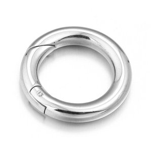 Fermoirs à ressort en acier inoxydable poli 316 pour la création de bijoux DIY, colliers, bracelets et attaches de sacs |   Anneaux de jonction ronds à clipser - Product Image 3