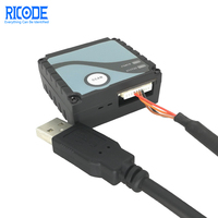 Escáner de Código de Barras 2D de Montaje Fijo, Lector de Códigos QR Manos Libres con Detección Automática, USB para Puntos de Venta, Kioscos y Máquinas Expendedoras