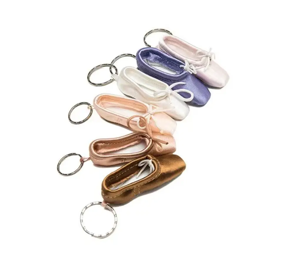 8 Cores ballet Pointe Shoes Chaveiro Ballet Shoes Chaveiro mini Ballet Acessórios para meninas