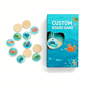 Personalized Factory Custom Printed Paper Board Game OEM Educational Cognitive Table Game Portable Wholesale for Travel - Product Image 5