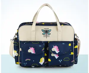 Manufacturers High Quality Waterproof Printed One-shoulder Messenger Portable Mother And Baby Large-capacity Mummy Bag