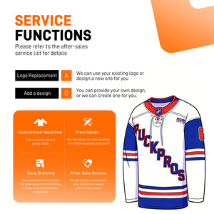 Maglietta da Hockey per adulti con Logo personalizzato di alta qualità - Product Image 4