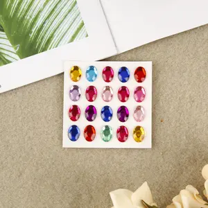 Fabrikant Best Verkopende Edelsteenstickers Kinderen Kristal Stickers Diamant Strass Stickers