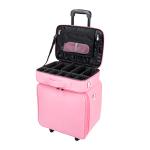 Valigia Professionale per Trucco con Ruote 2 in 1, Trolley Staccabile con Divisori per Truccatori in Viaggio - Product Image 2