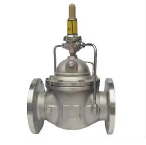 Thép không gỉ 500x giữ van giảm áp mặt bích xả nước đường ống thủy lực bảo vệ van điều khiển áp suất - Product Image 1