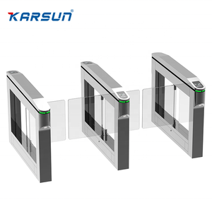 Barrera Abatible Automática Bidireccional de Acero Inoxidable 304 con Reconocimiento Facial y Código QR para Gimnasios y Estaciones de Metro - Product Image 2