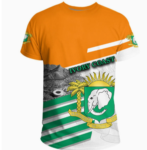 Clothing Wholesale Cheap Country 3D Printed Short Sleeve T Shirt Custom Flag Flag T-Shirt for Promotional Use Flag Gift