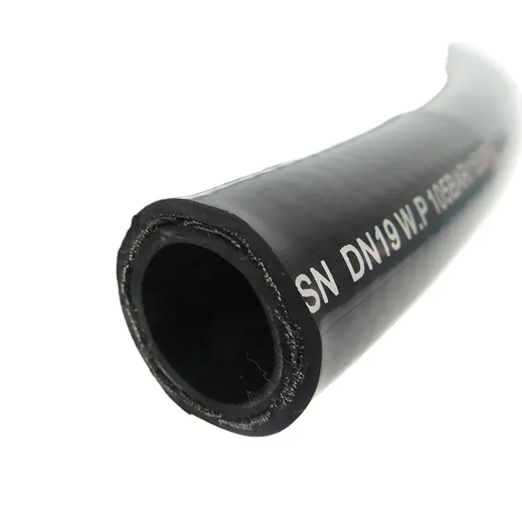 Factory Top Quality steel wire braided smooth Hydraulic Hose with high pressure DIN EN 853 1SN SAE 100 R1AT