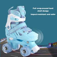 Chaussures de roller à roues lumineuses EACH Hot Sales Soy Luna, 4 roues, patins à roulettes réglables pour enfants