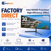 Computadora Todo en Uno CoreNest de 30 Pulgadas, Intel Celeron N5095 de 4 Núcleos, Pantalla Ultra Ancha FHD 21:9, PC de Escritorio AIO para Negocios y Oficina