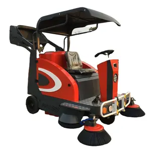 Road Sweeper Machine Street Sweeper Truck Ride on Floor Sweeper Outdoor Electr Cleaning Scrubber