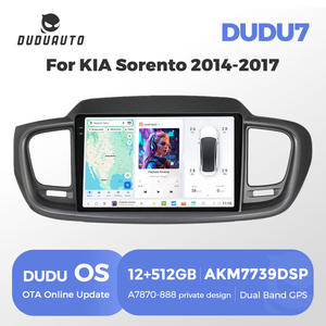 DUDUAUTO UIS7870 <span class=keywords><strong>Autoradio</strong></span> 2K UHD bi-bande GPS multimédia Android Auto sans fil CarPlay pour Kia Sorento 3 2014 2015 2016 2017 - Product Image 4