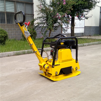 Compacteur de sol portatif à moteur pour travaux de construction, machine vibrante à plaque compacteuse de béton, petite plaque vibrante haute performance