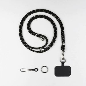 Lanière de téléphone portable en polyester imprimée en sérigraphie avec logo personnalisé, avec porte-carte d'identité - Product Image 5