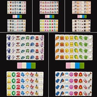 Mahjong américain de luxe moderne de haute qualité gravé AMSR, Animaux, Jeu d'association, Jeu de société, 65 tuiles