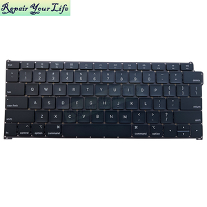 Новая черная клавиатура с английской подсветкой для ноутбука Apple A1932 замена клавиатуры без рамки - Product Image 1