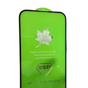 Teléfono móvil 20D para Samsung Galaxy A10 A20 A30 A50 Protector de pantalla de vidrio templado 0,4mm 9H Aluminio Vidrio templado alto