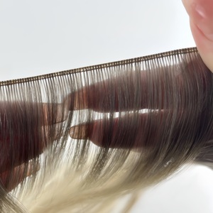 Newest Wholesale Orient Fashion NewRemy Slavic Virgin Hair Light Color <b>Sewing</b> Machine 20 30 Inch Russian Layered Genius Weft - Product Image 4