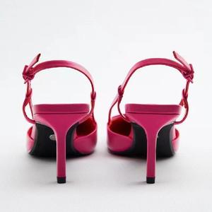 Babouches Femme <span class=keywords><strong>2022</strong></span> Été Nouvelle Collection Tendance Mules à Talons Hauts pour Femme - Product Image 2