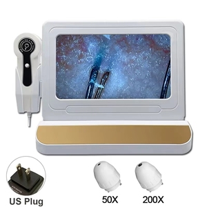 Detector Profesional de Folículos Capilares, 10MP, Lente Dual, Dispositivo Analizador de Piel para la Pérdida de Cabello, Cuero Cabelludo Graso, Inspección <span class=keywords><strong>Facial</strong></span> de la Piel - Product Image 1