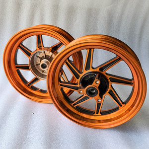 10 英寸 2.5 铝合金轮圈适用于雅马哈 100cc JOG90 RSZ <span class=keywords><strong>JOG</strong></span> Fuxi CUXI 踏板车前后轮轮毂 - Product Image 6